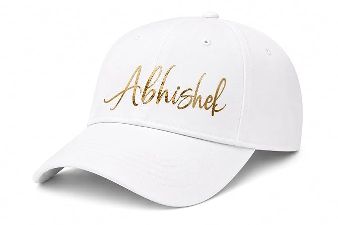 Personalised Cotton Cap – Free Size