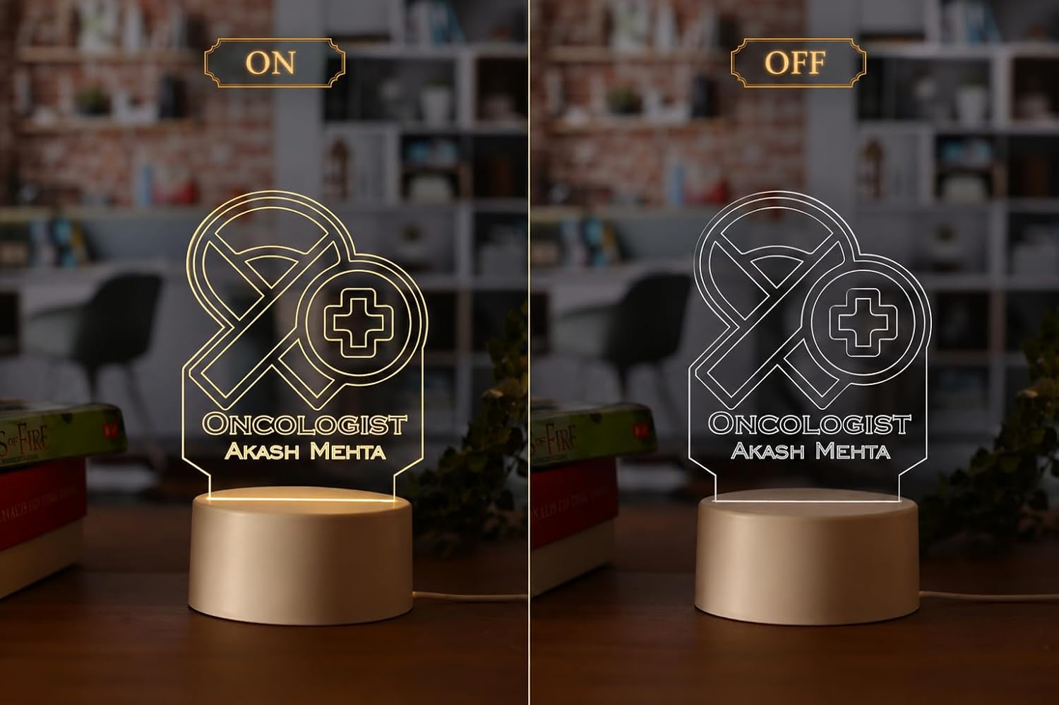 Personalized Doctor LED Table Lamp