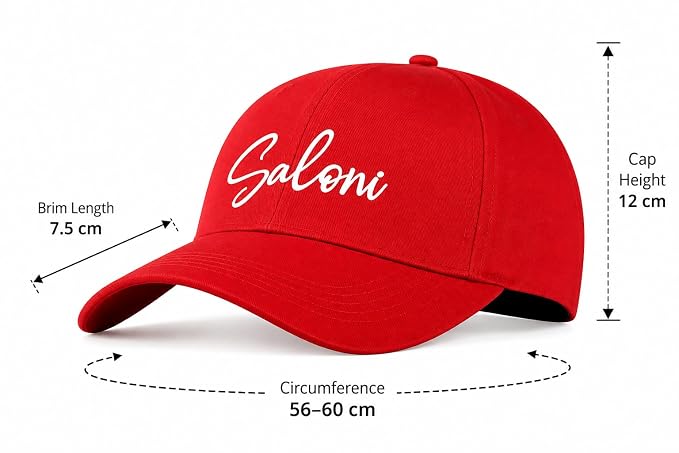 Personalised Cotton Cap – Free Size