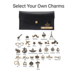 AICA Personalised Name & Charm Leather Wallet Gift for Women