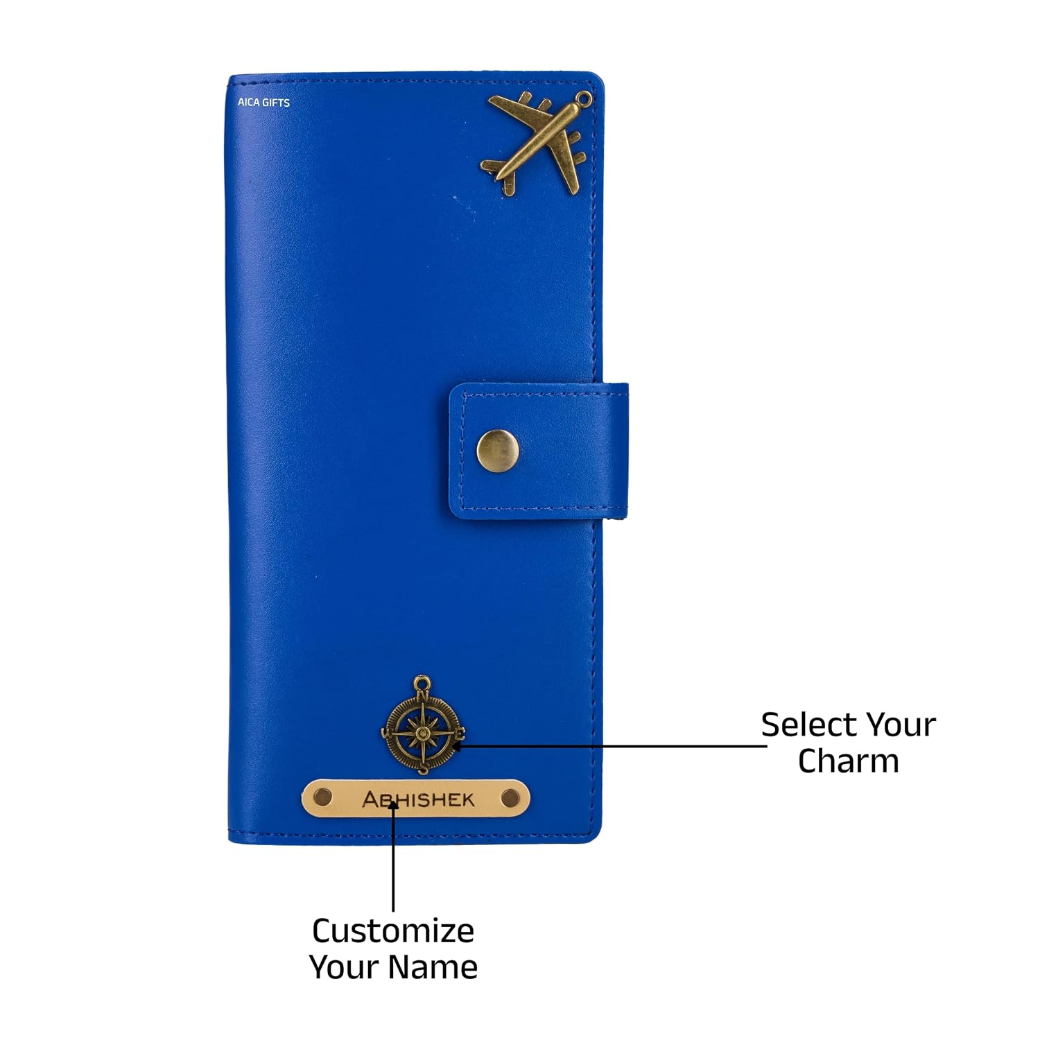 Personalized Long Passport Wallet All