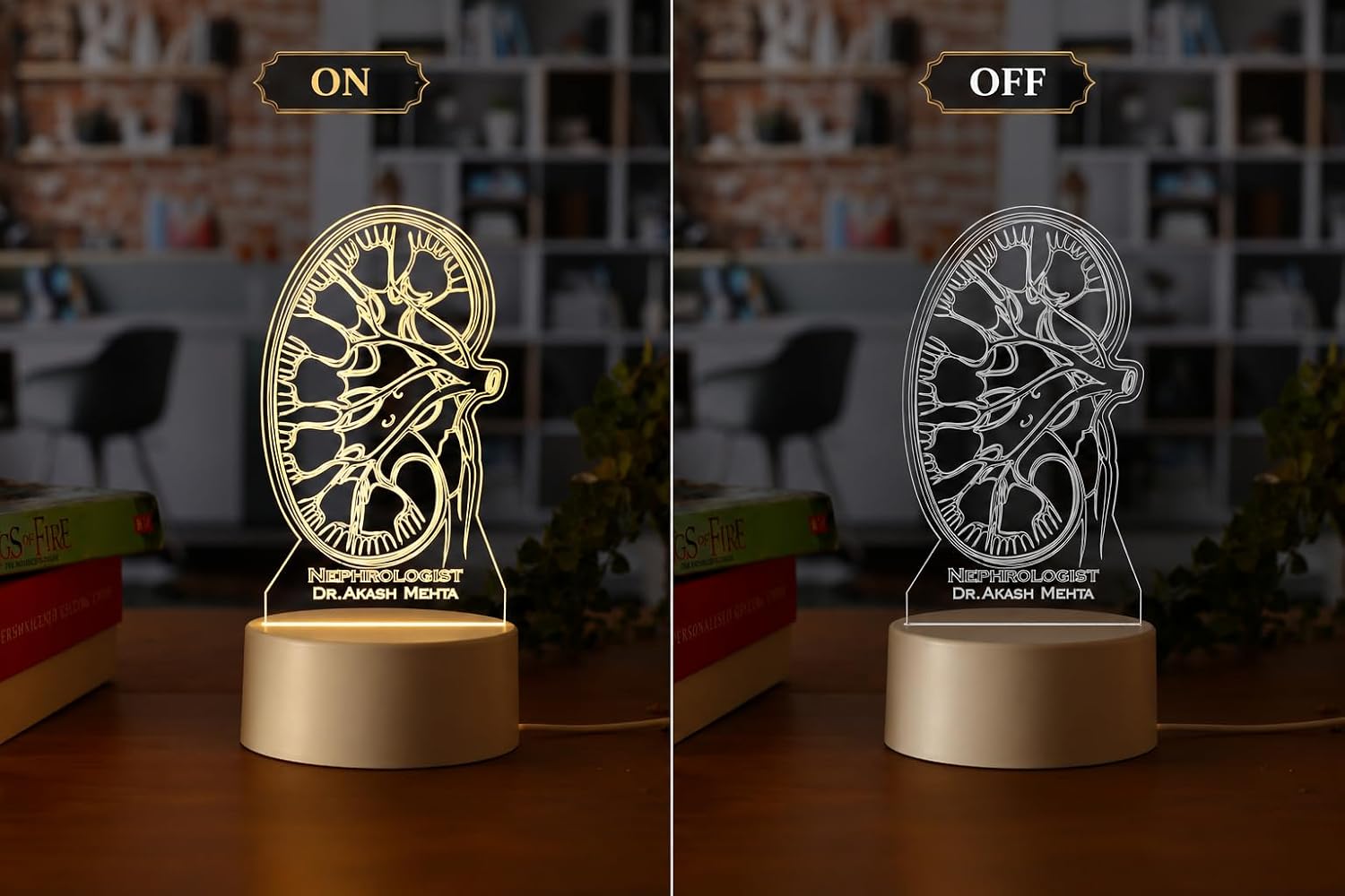 Personalized Doctor LED Table Lamp