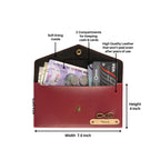 AICA Personalised Name & Charm Leather Wallet Gift for Women