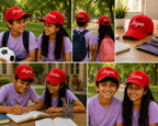 AICA Personalised Name Flex Cap for Kids | Free Size