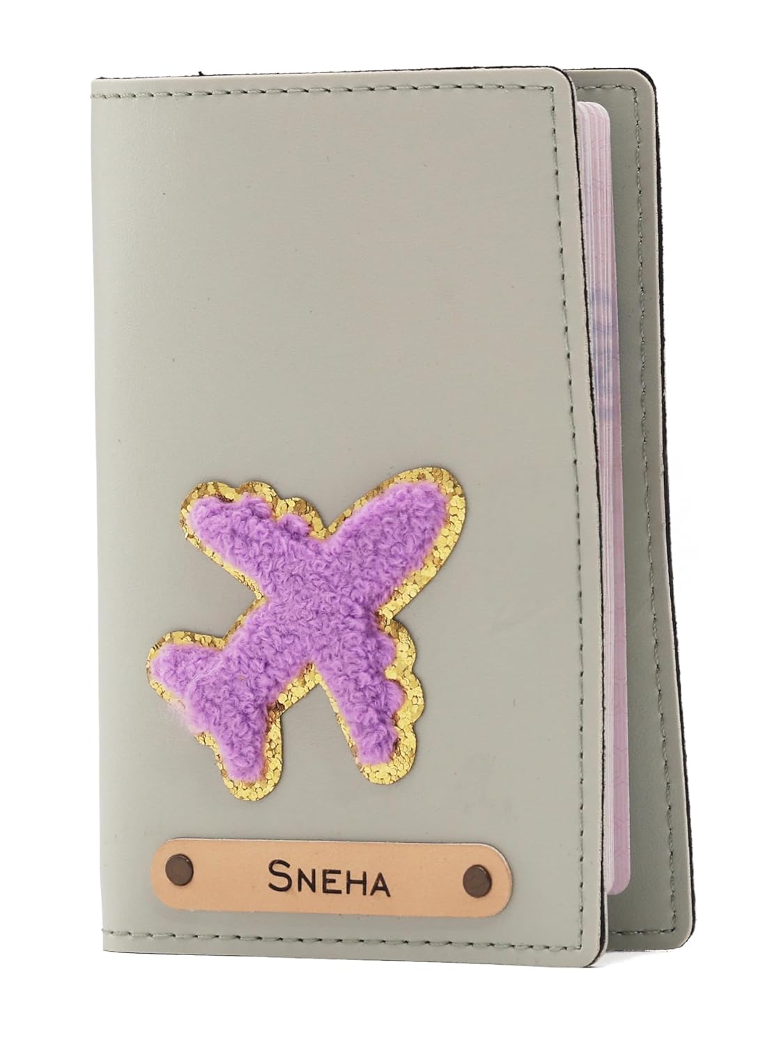 Personalized Patch Passport Cover