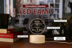 Personalized Couple Name & Date LED Night Lamp
