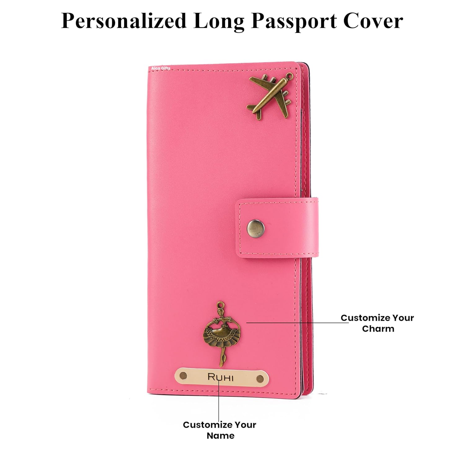 Personalized Long Passport Wallet All