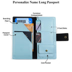 Personalized Long Passport Wallet All