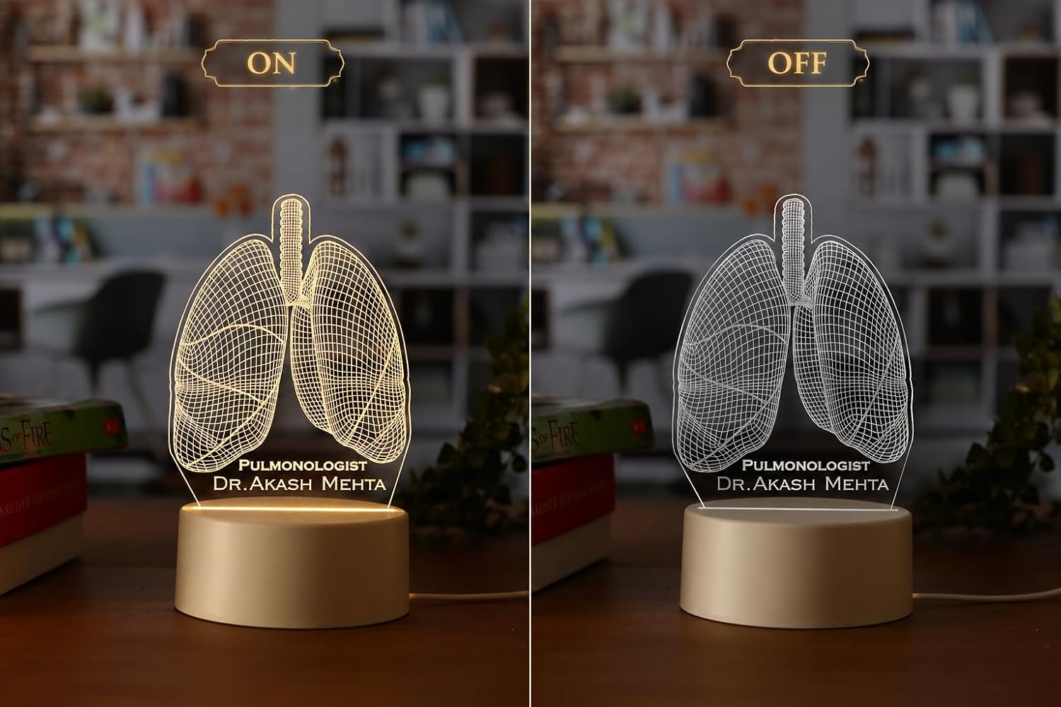 Personalized Doctor LED Table Lamp