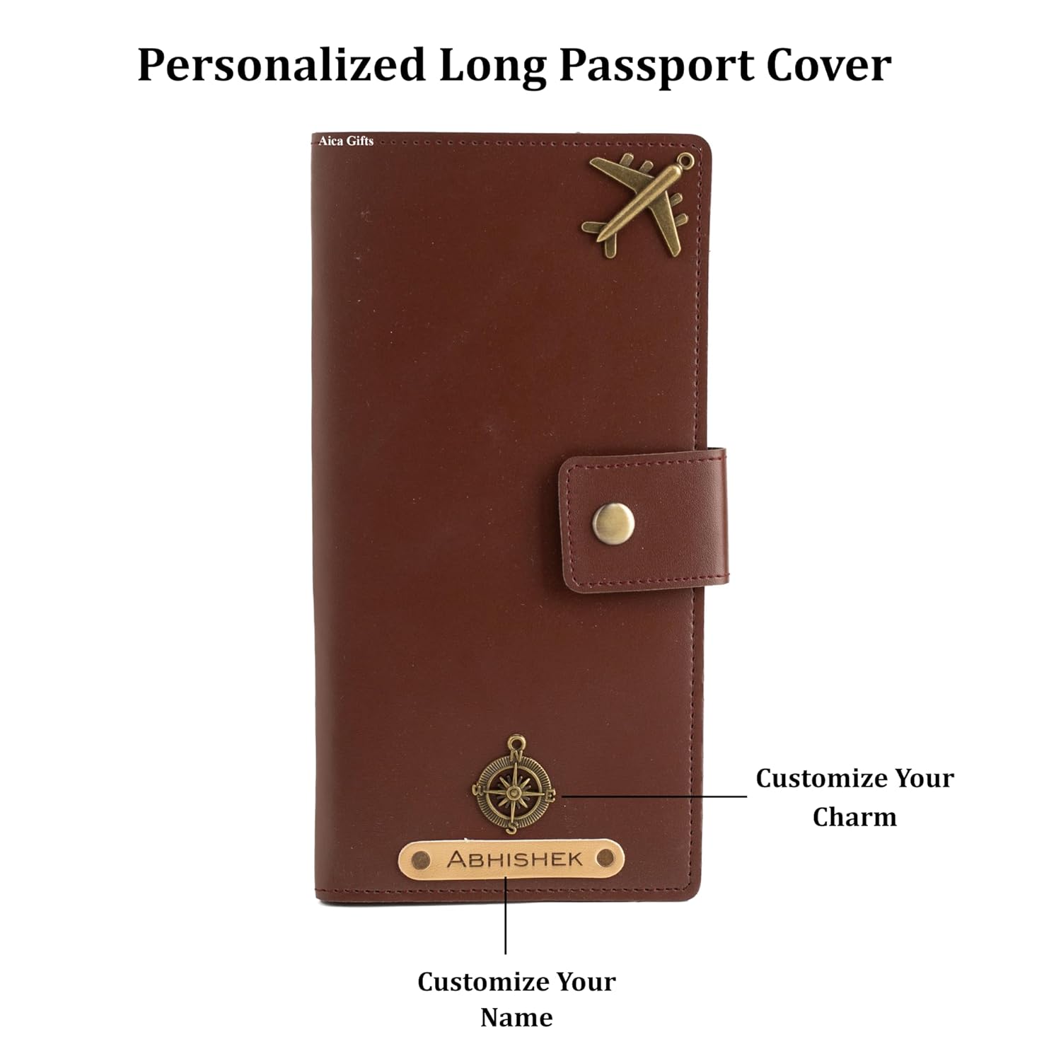 Personalized Long Passport Wallet All