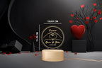 Personalized Couple Name & Date LED Night Lamp