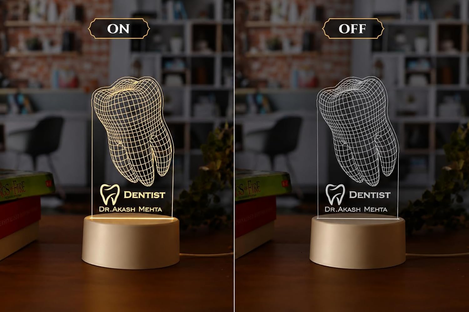 Personalized Doctor LED Table Lamp
