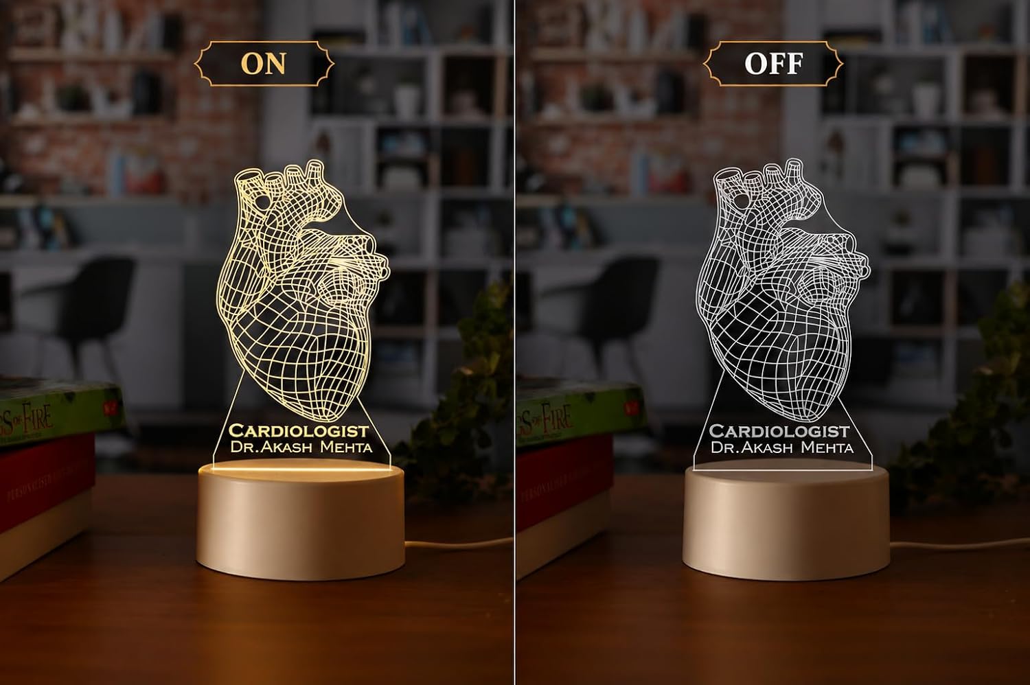 Personalized Doctor LED Table Lamp