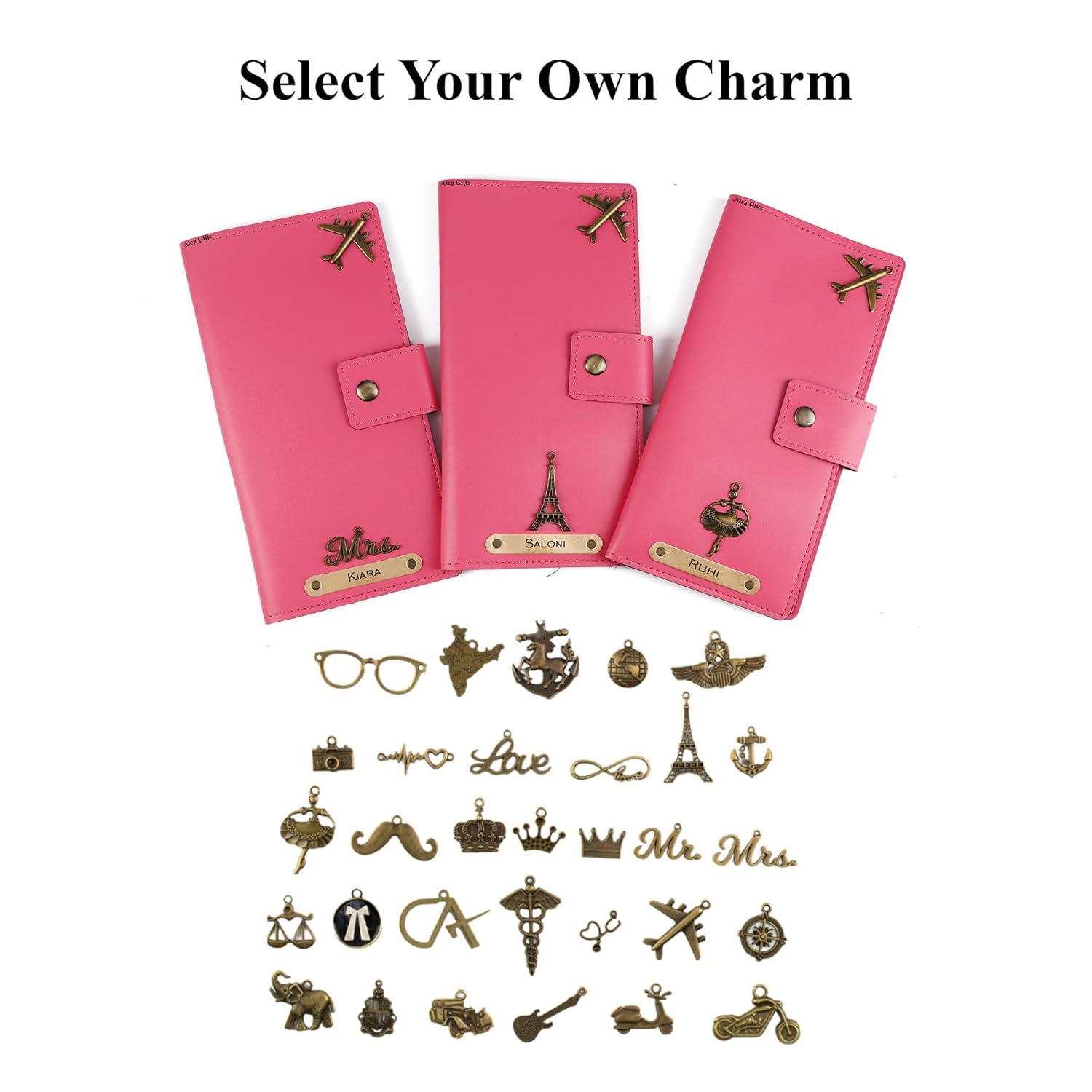 Personalized Long Passport Wallet All