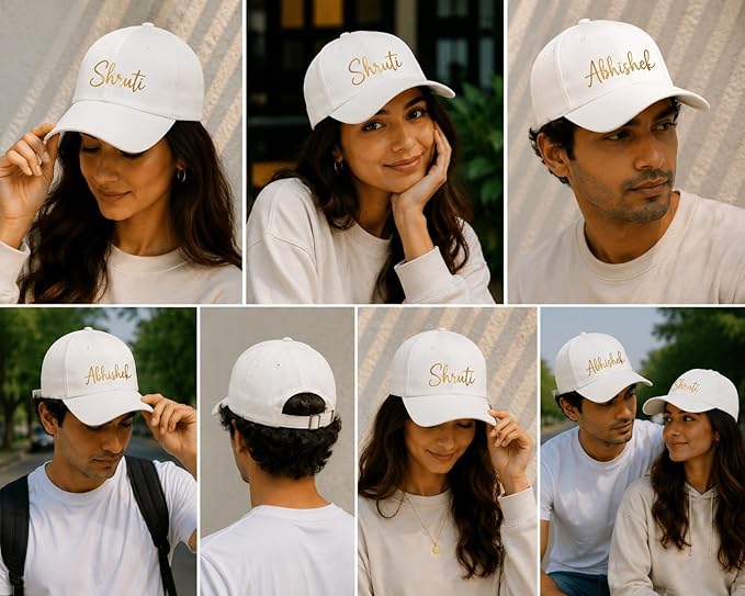 Personalised Cotton Cap – Free Size