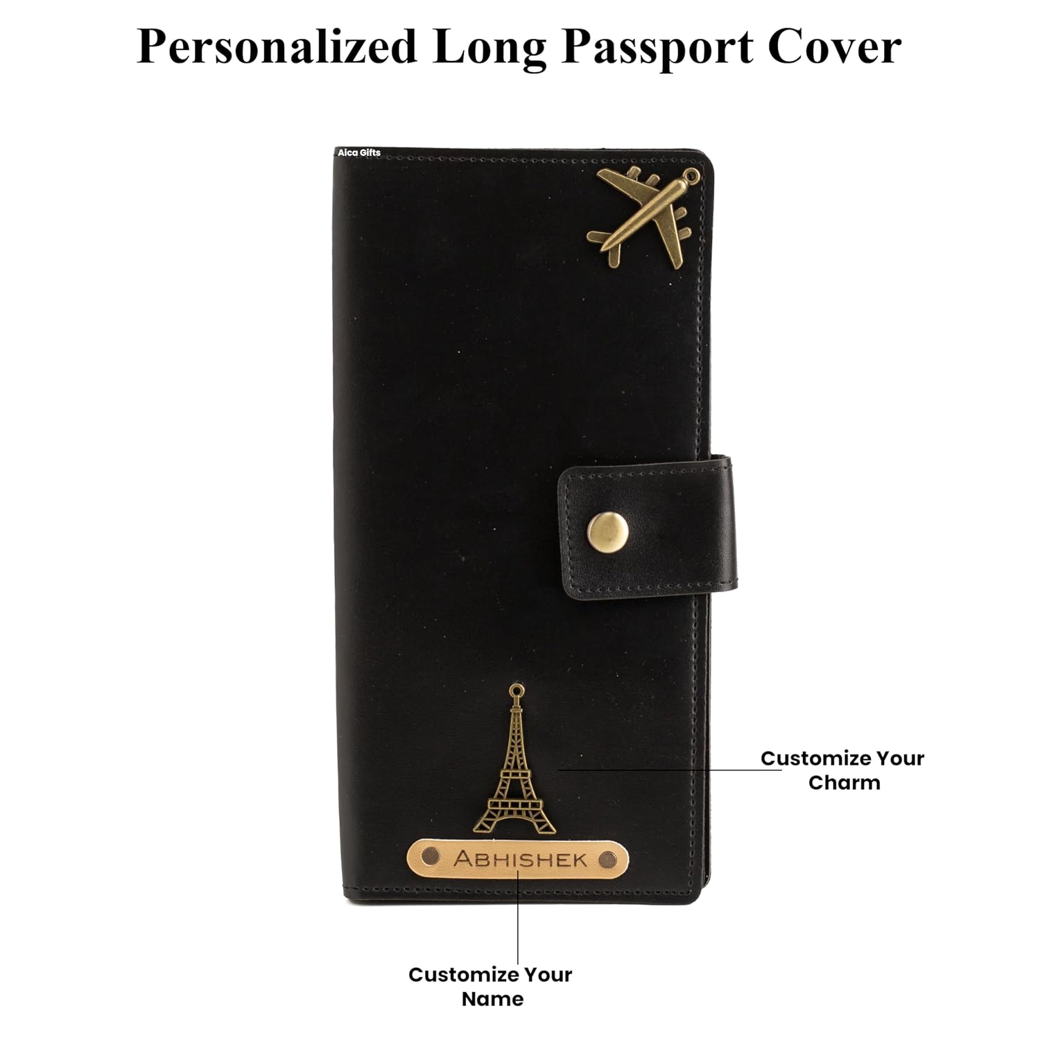 Personalized Long Passport Wallet All