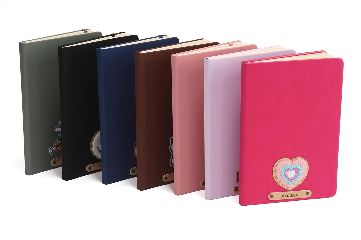 Personalized Name & Embroidery  Patch Diary