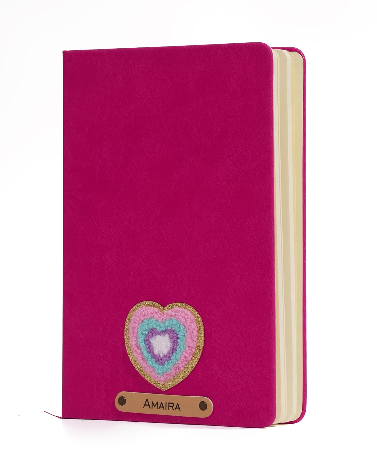 Personalized Name & Embroidery  Patch Diary