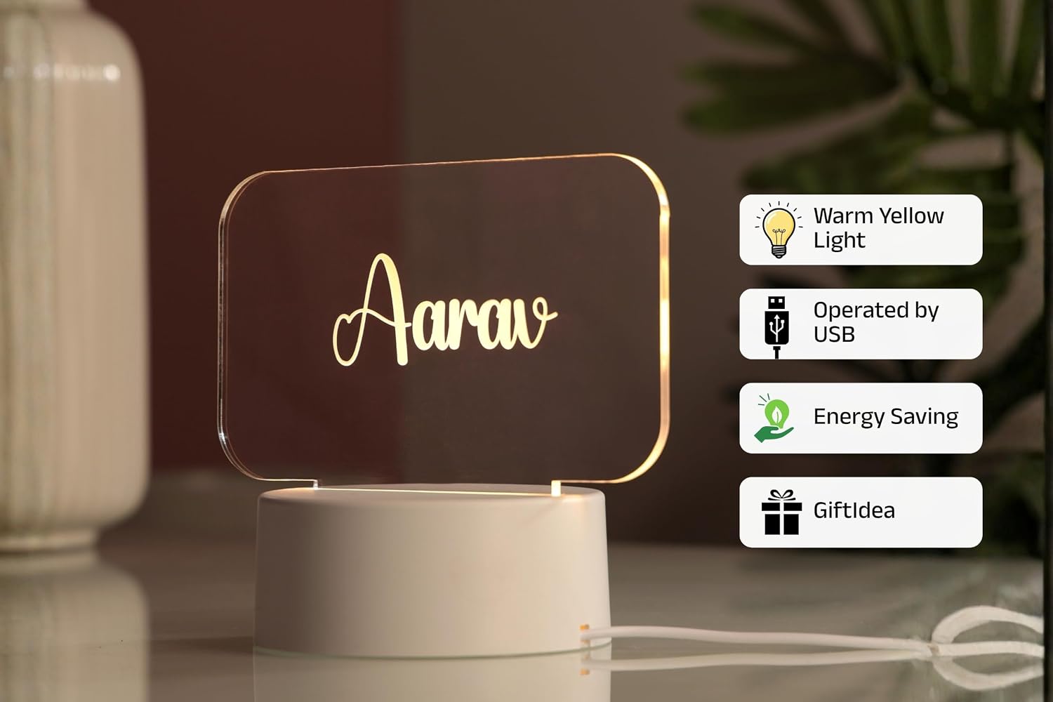 Personalized LED Name Lamp