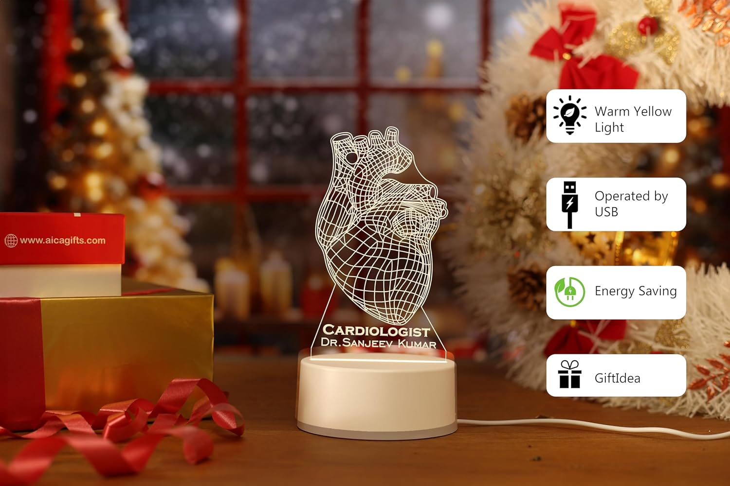 Personalized Doctor LED Table Lamp
