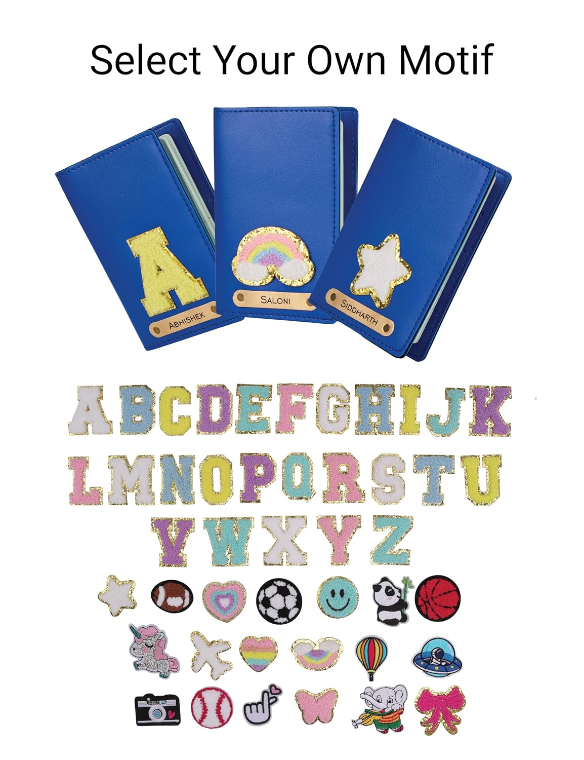 Personalized Patch Passport Cover