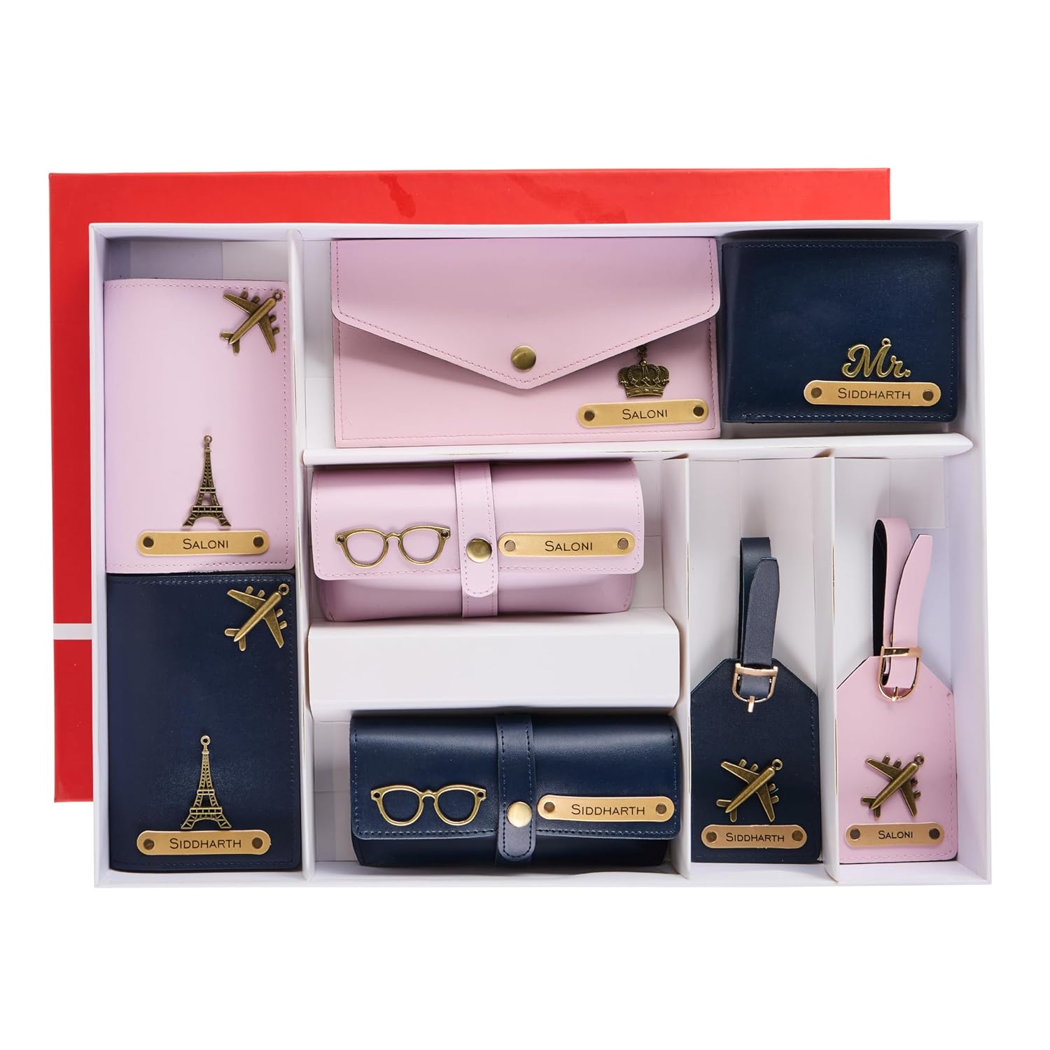 Personalised 8Pcs Couple Combo Gift Set