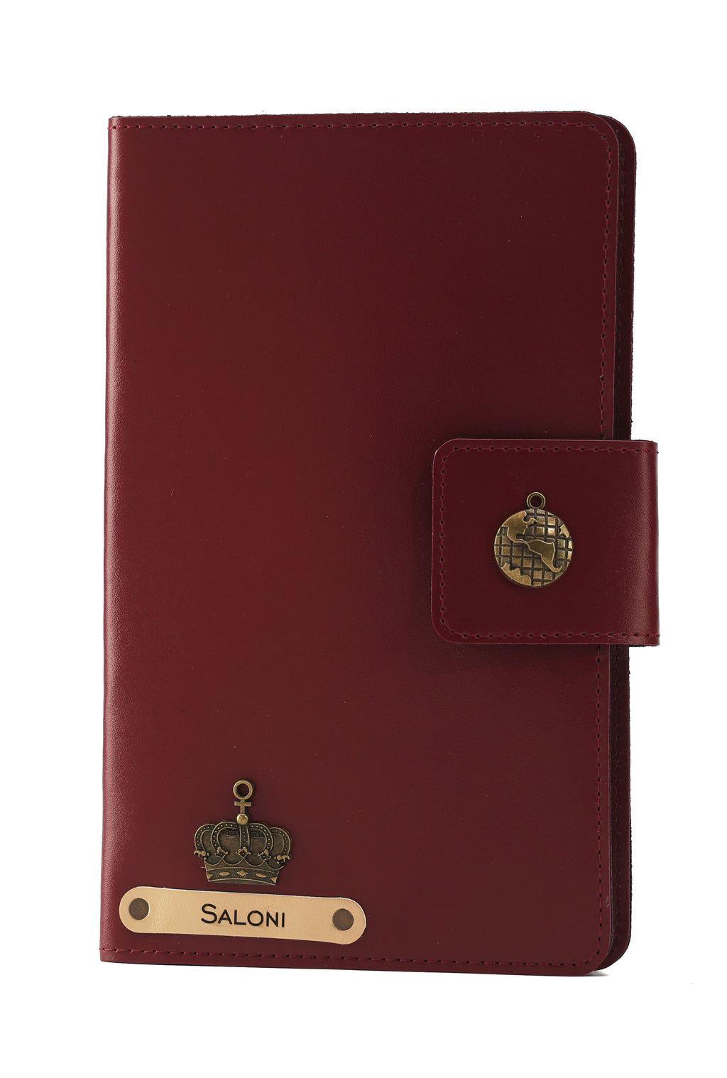 Personalized Family Passport Cover - Wine