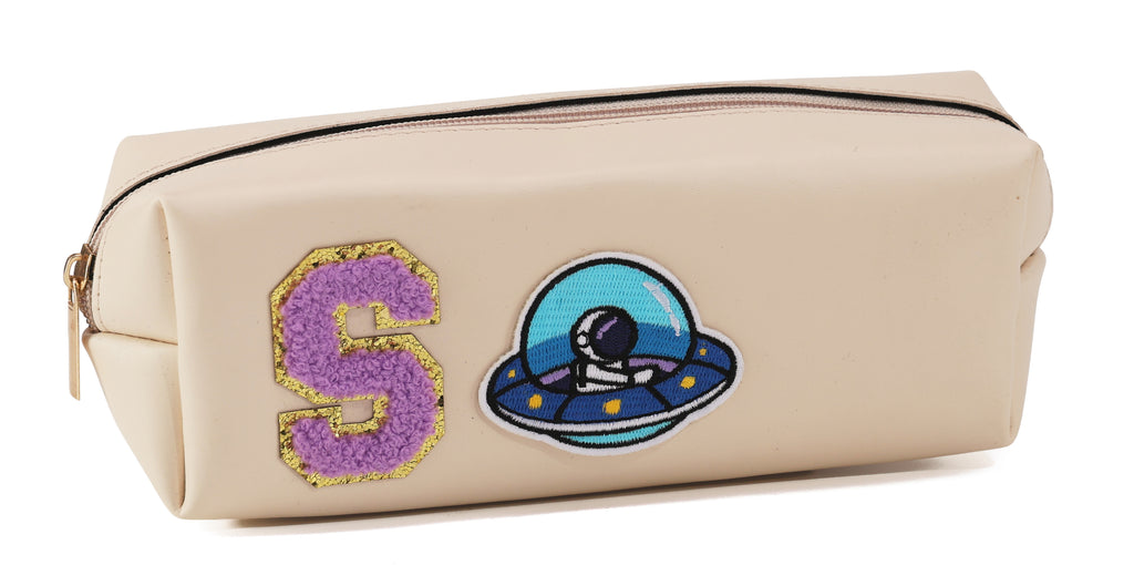 Personalized Pencil Pouch - Cream