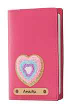 Personalized Patch Passport Cover - Darkpink