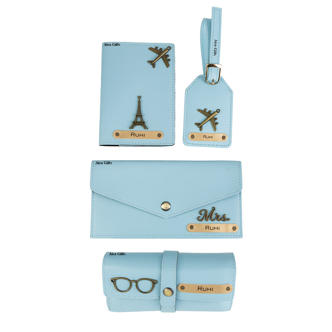 Personalised Name Womens Gift Set (Baby Blue)