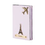 Personalised Name  Passport Cover Holder (Purple)