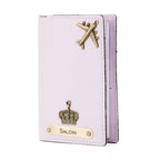 Personalised Name  Passport Cover Holder (Purple)