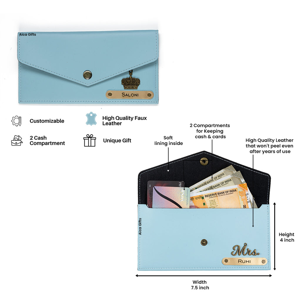 Personalised Name Womens Gift Set (Baby Blue)