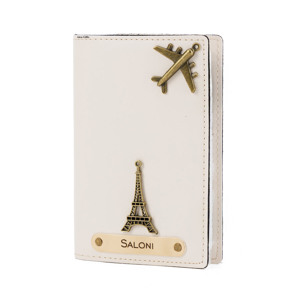 Personalised Name Passport Cover (Cream)