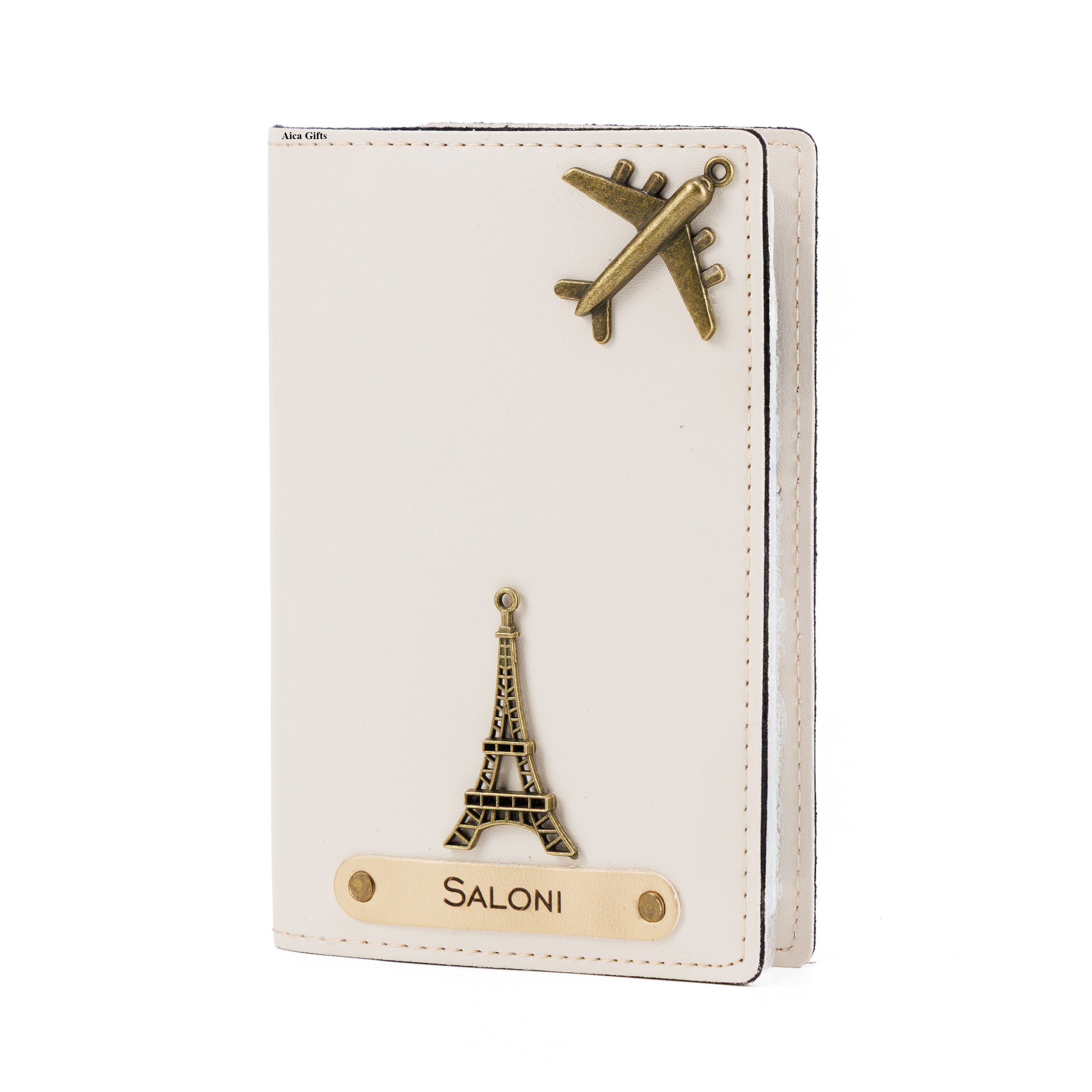 Personalised Name Passport Cover (Cream)