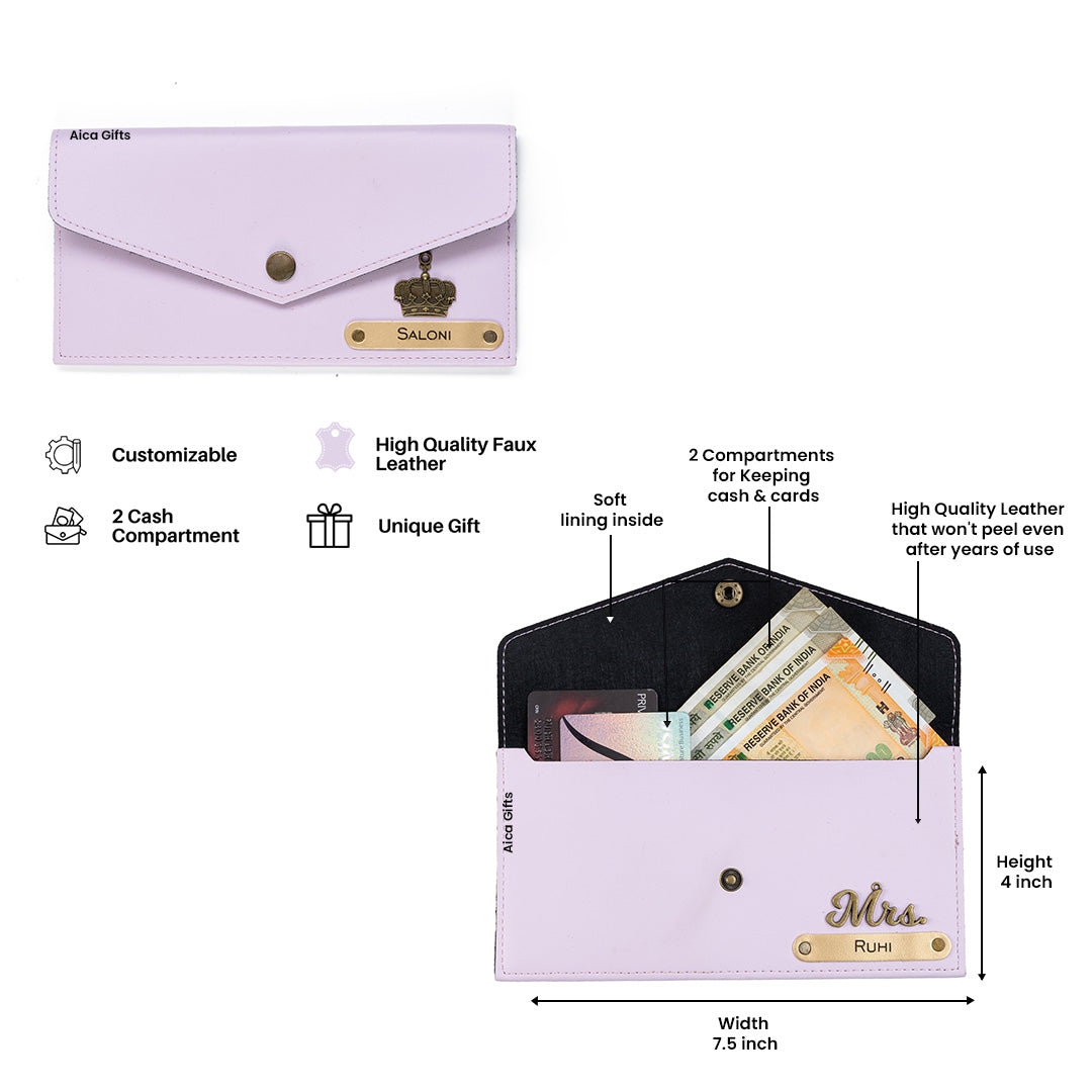 Personalised Name Womens Gift Set (Purple)