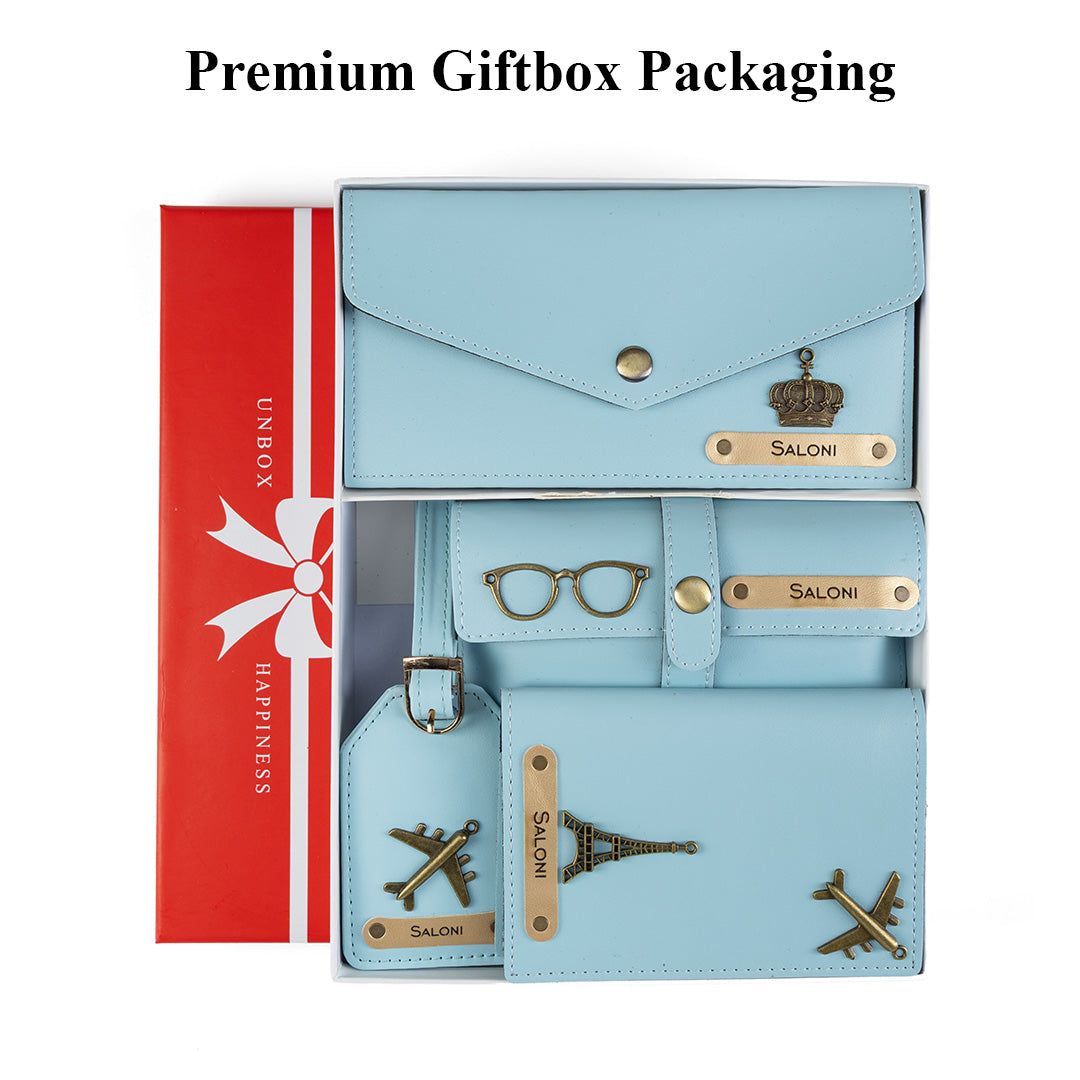 Personalised Name Womens Gift Set (Baby Blue)