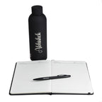 Personalized Diary Pen & Bottle – 3pcsGift Set  (Black)