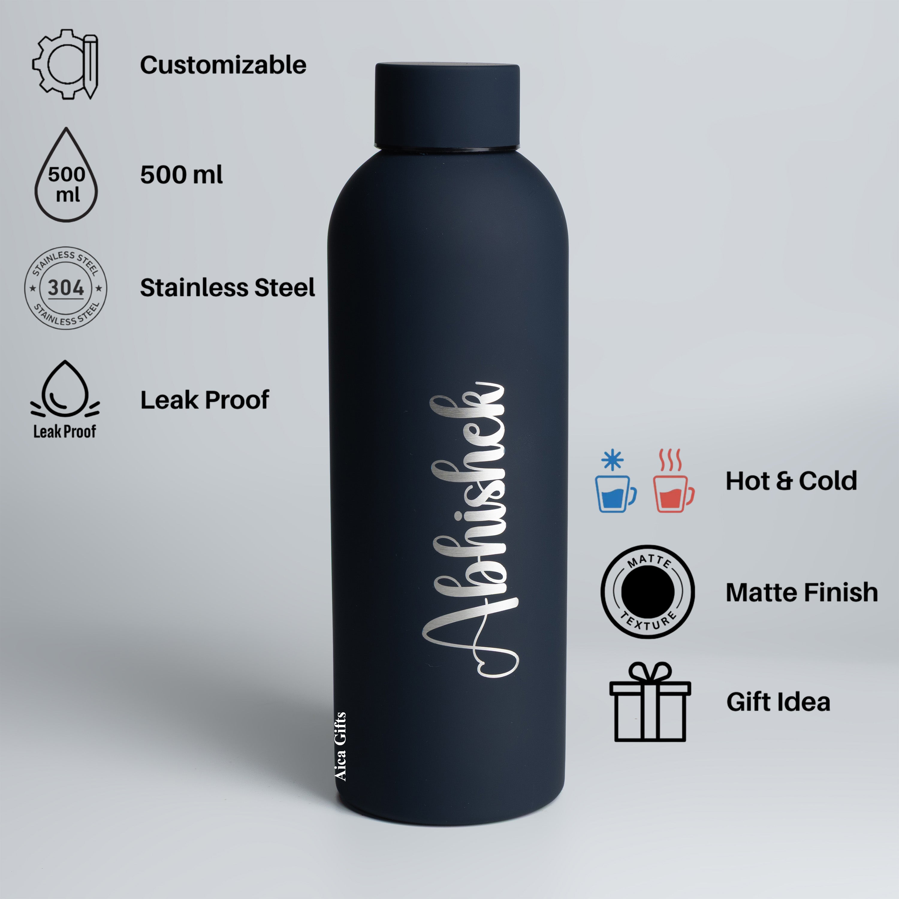 Personalized Bottle - NavyBlue