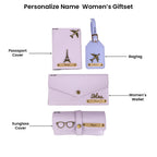Personalised Name Womens Gift Set (Purple)