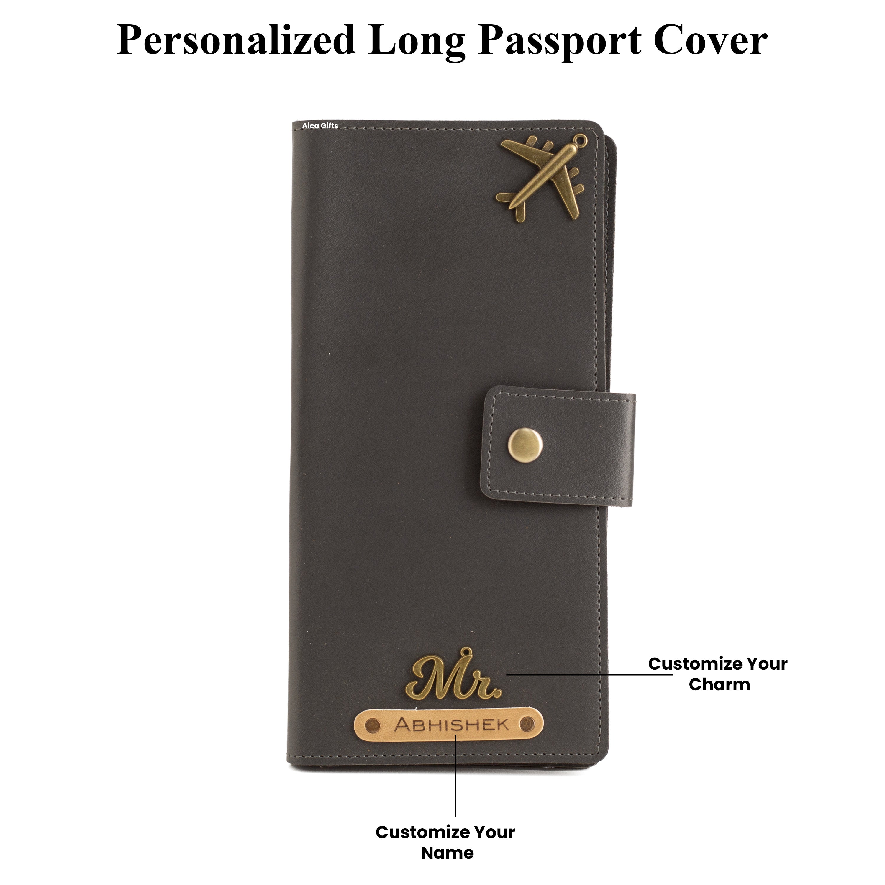 Personalized Long Passport Wallet All