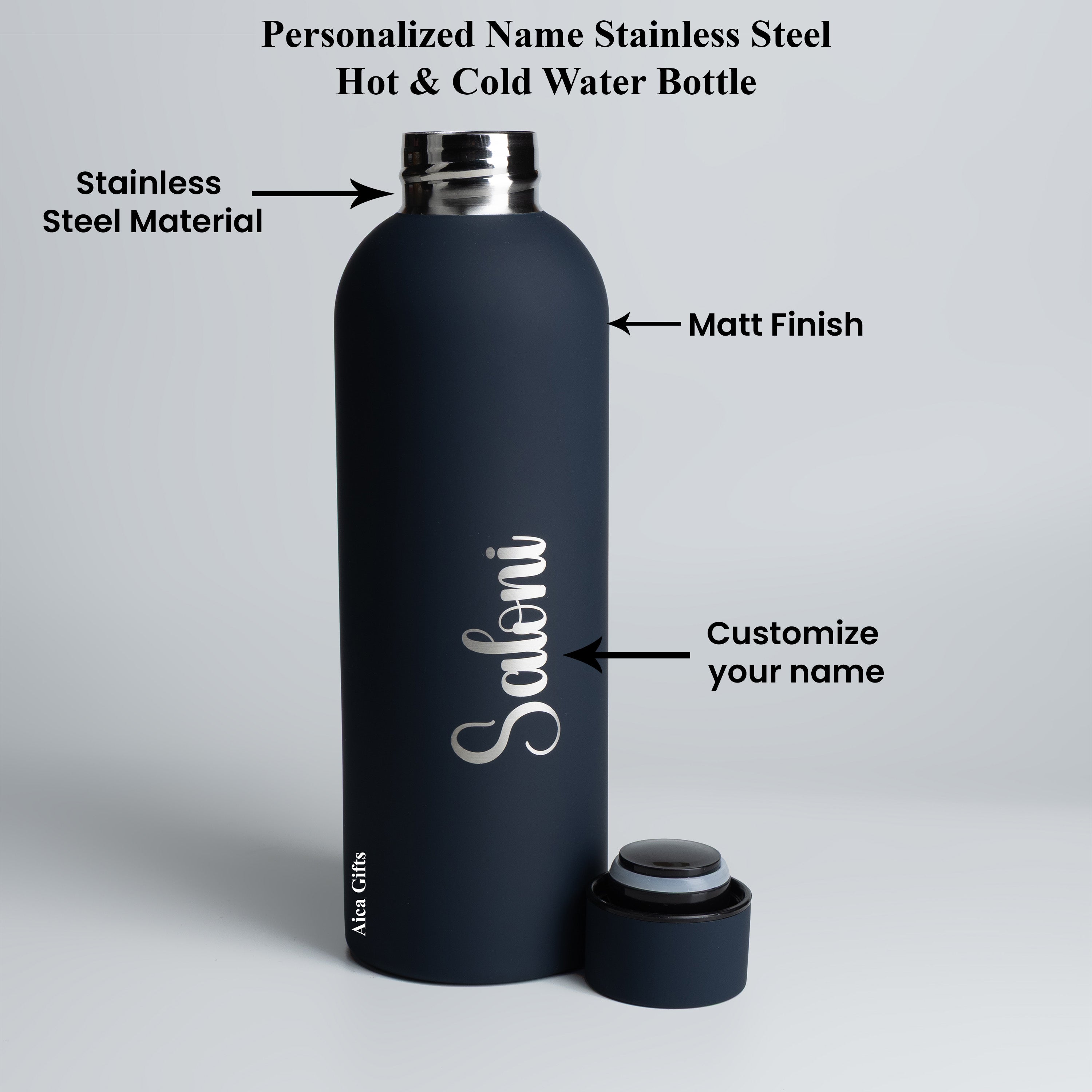 Personalized Bottle - NavyBlue