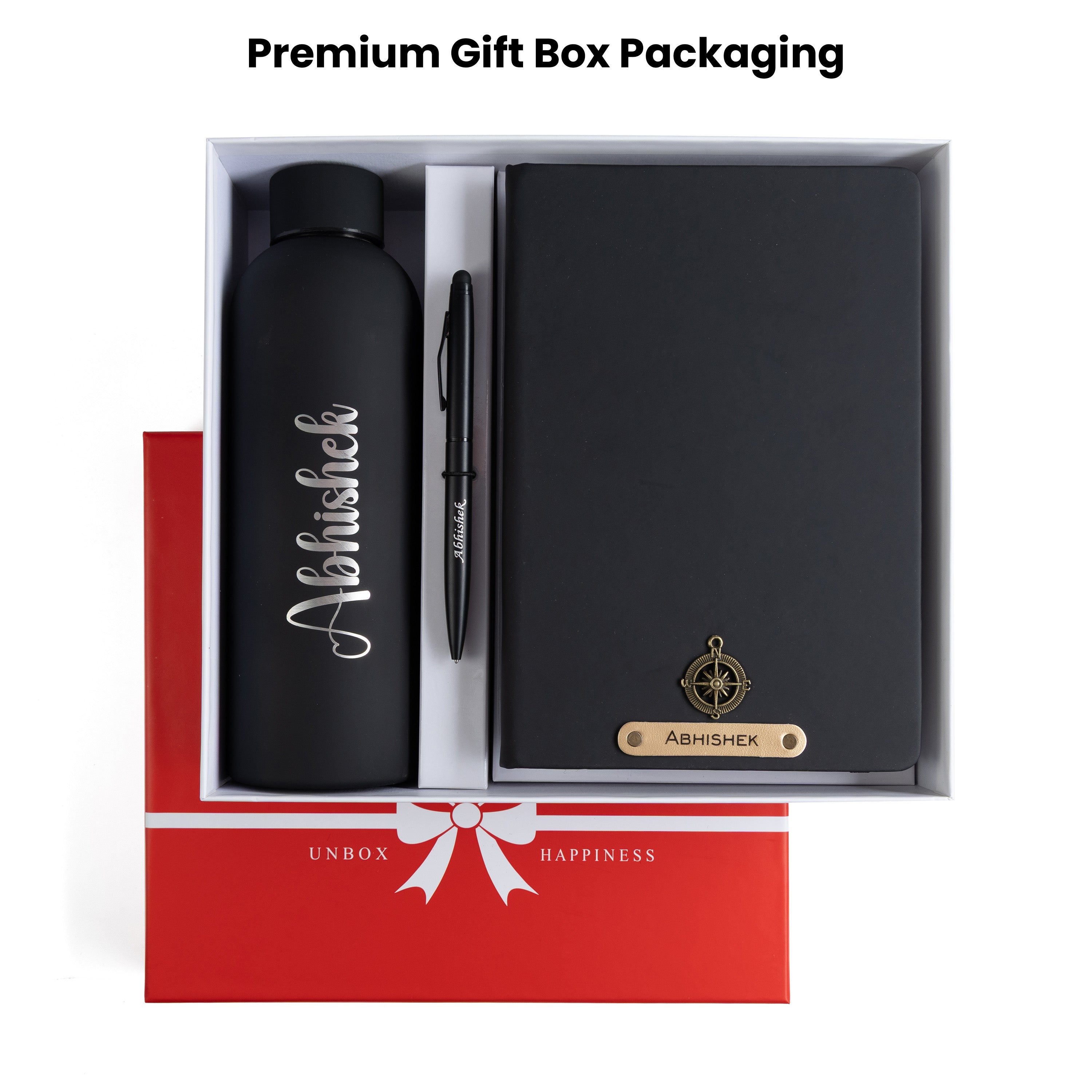 Personalized Diary Pen & Bottle – 3pcsGift Set All