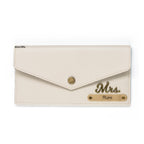 AICA Personalised Name & Charm Leather Wallet Gift for Women (Babyblue) | Womens Day Gift for Ladies Women Wife Girlfriend Mom Sister