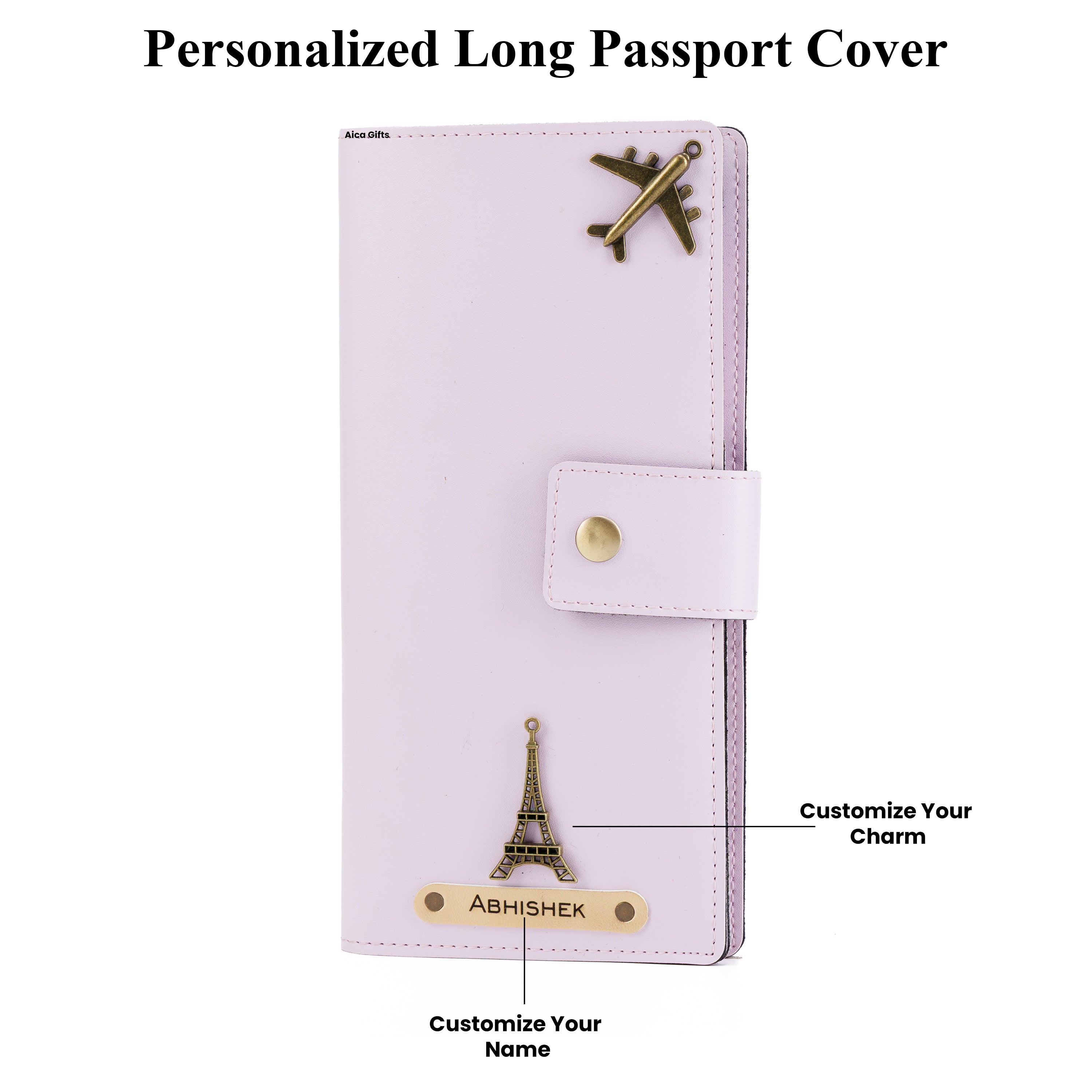 Personalized Long Passport Wallet All