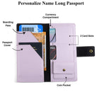 Personalized Long Passport Wallet All