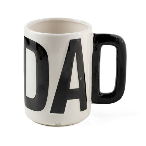 AICA Dad Ceramic Coffee Mug (White) 500ml