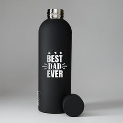 Best Dad Ever Bottle - Black