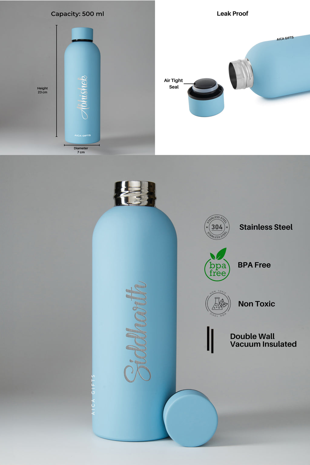 Personalized Bottle - BabyBlue