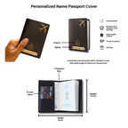 AICA Personalized Name Leather Men's Rakhi Combo for Brother ( Black )